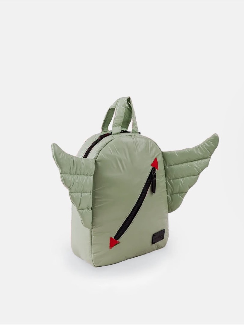 7 AM Enfant Wing Quilted Backpack in Sage Green NWT